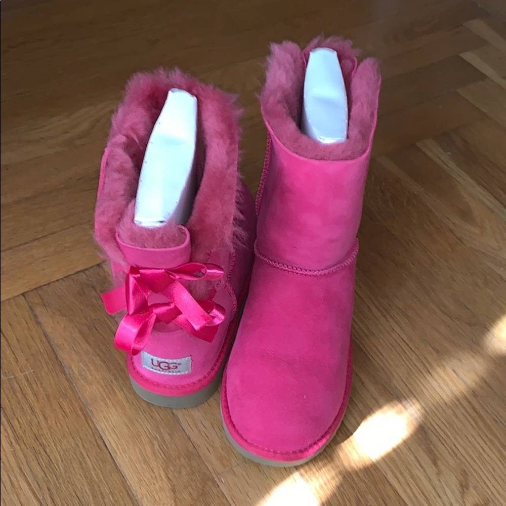 Pink Bailey Bow Uggs